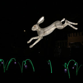 Lumiere Festival of Light - hare